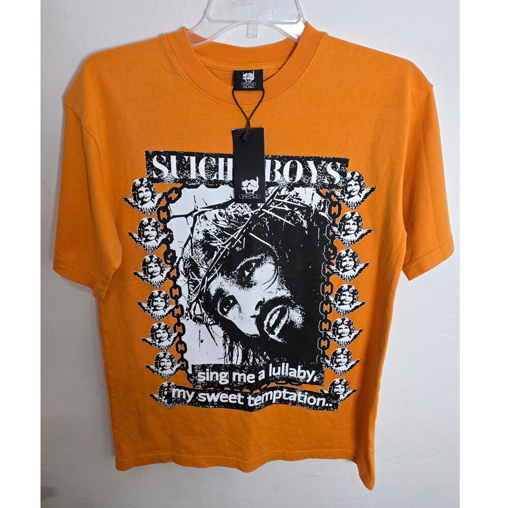 Suicideboys G59 Christo Tee Orange S NWT 2022 Sing Me A Lullaby Official Merch